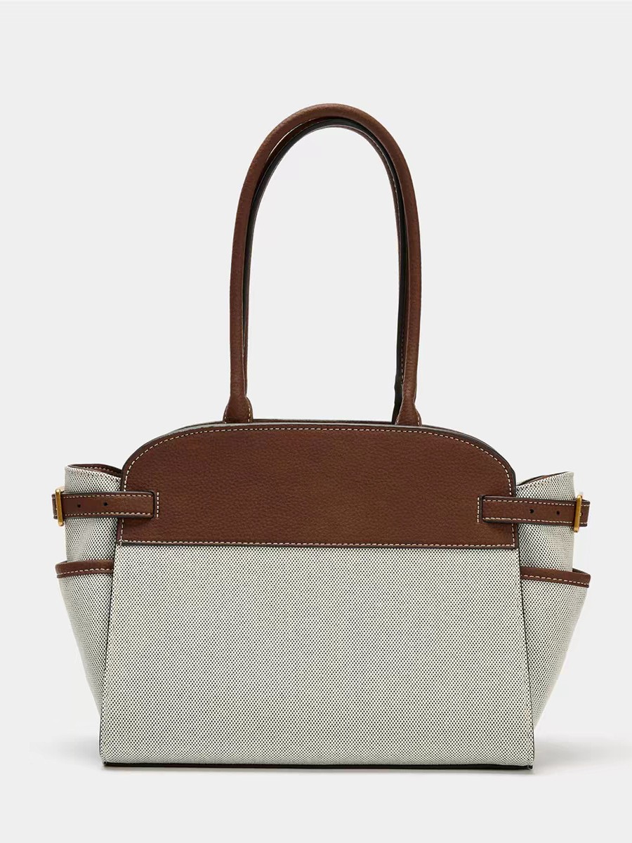 2026 Spring and Summer New Niche Design Tote Bag Large Capacity Women's Handbag Commuter High-End Genuine Leather Women's Bag