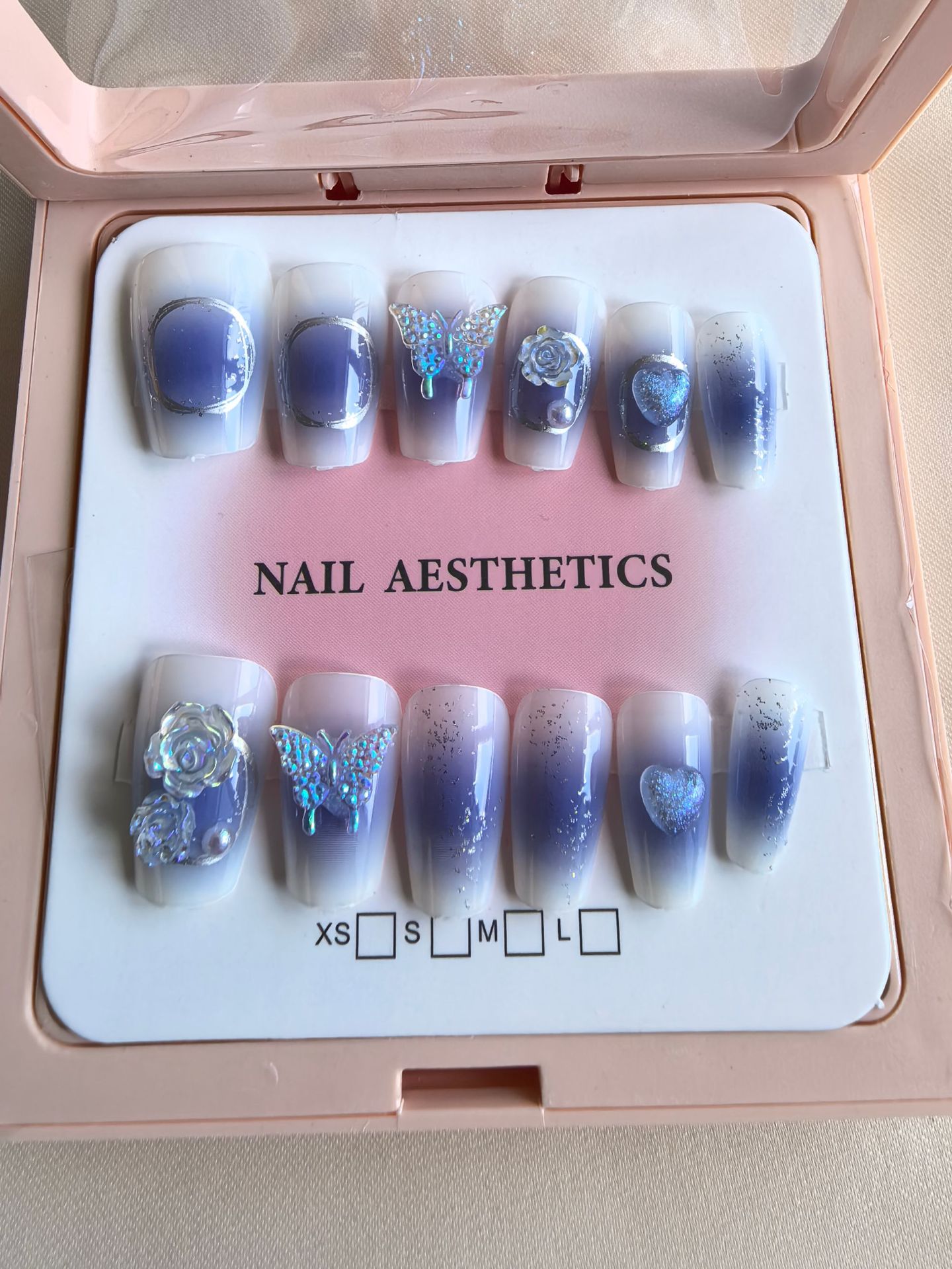 Caja de exhibición marco de fotos más taladro manicure suministro fuente de uñas DIY francés color delgado manicure falso salón al por mayor