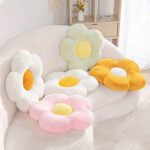 Sunflower Pillow Plush Toy Flower Cushion Student Classroom Office Cute Chair Cushion Sofa Futon Cushion