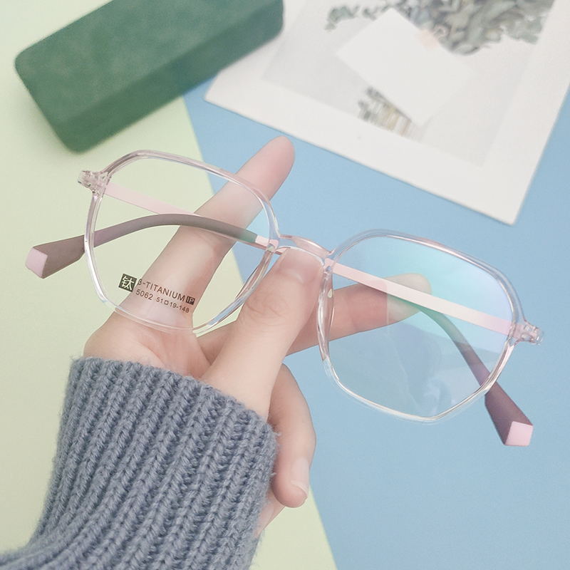 C6-pink transparent frame