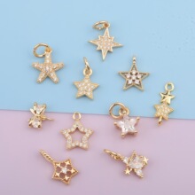 �~��14K����ɫ��ʯ�������Ǻ����Y����diy����朴�����