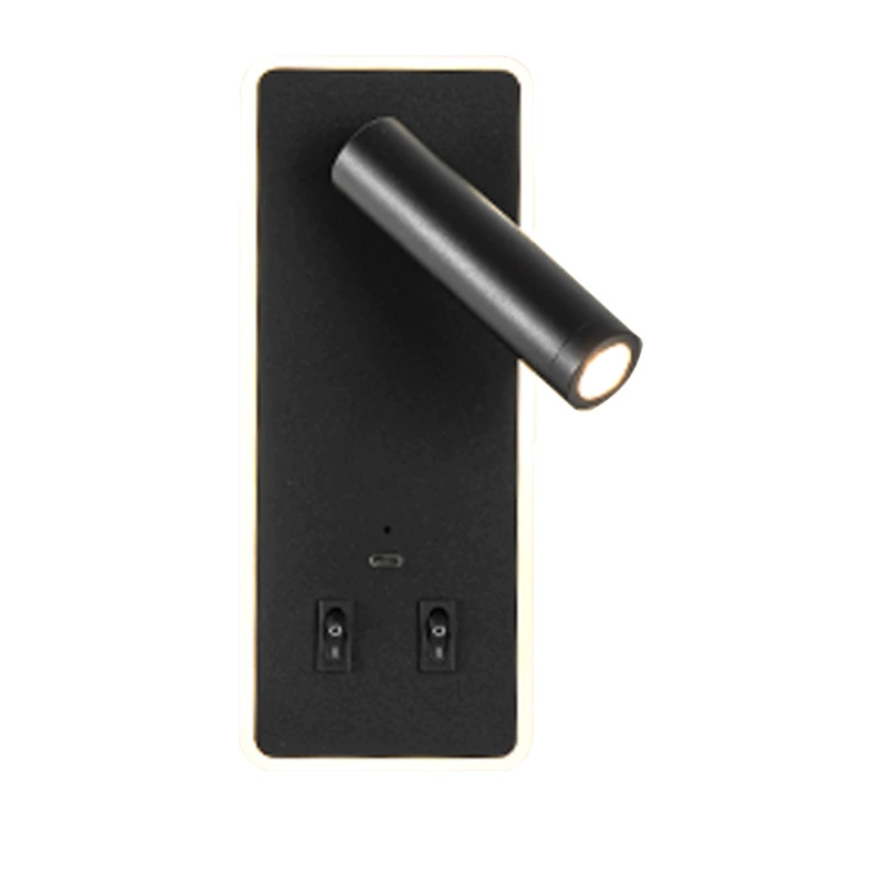 LED electromagnetic magnetic sconce, switch key for bed, reading for living room