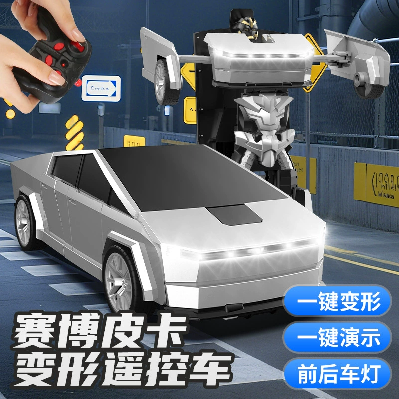 Трансформер, транспорт, Tesla, гоночная машина, модель автомобиля для мальчиков, игрушечная машинка, радиоуправление, 4G