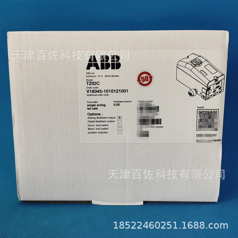 V18345-1010121001阀门定位器ABB阀门定位器ABB定位器