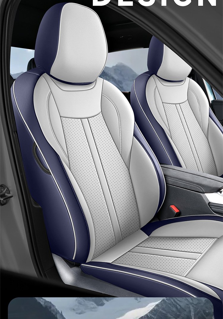 The new model is suitable for 24 Volkswagen Magotan full leather car seat cushion four seasons universal seat cover original factory a generation of hair