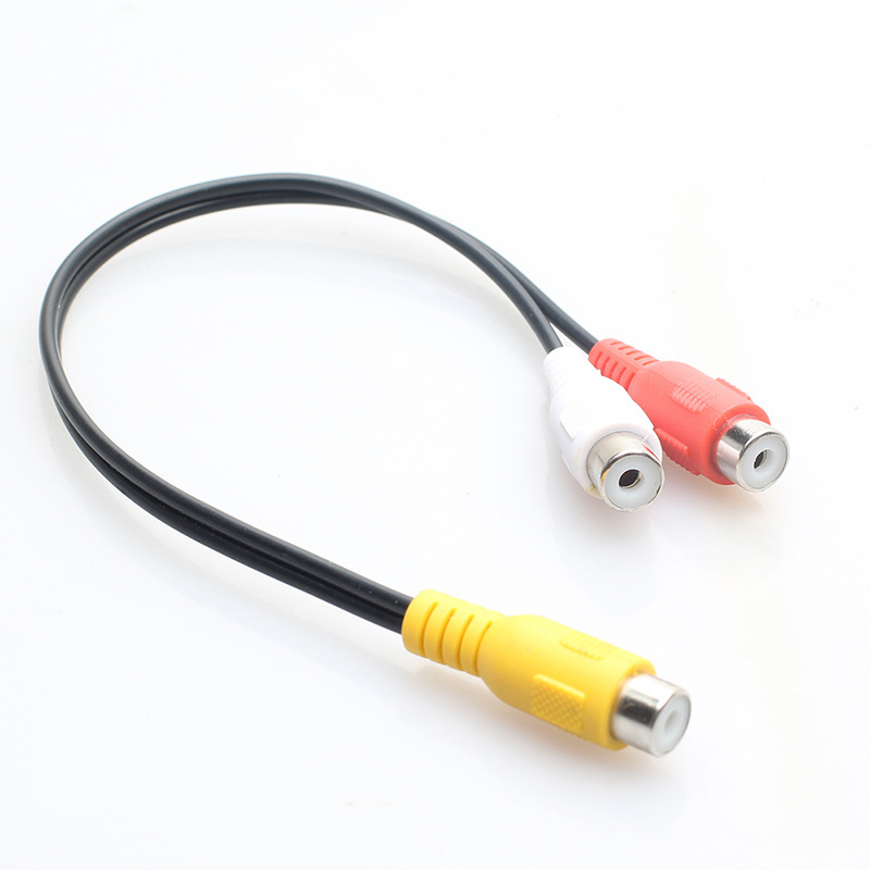Rca Female To Dual Rca Female Audio Adapter Rca One To Two Single...