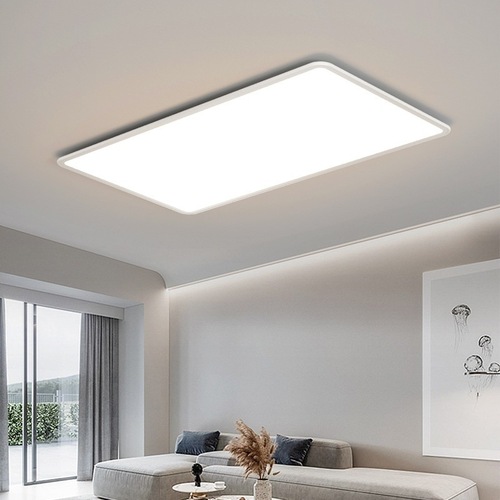 Seamless Highlight Eye-Caring Rectangular Living Room Lamp Full Spectrum LED Ceiling Lamp Bedroom Lamp Zhongshan Lighting