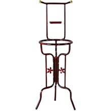 结婚脸盆架铁艺落地大号礼品老式洗脸盆架子家用三角洗脸架毛巾架