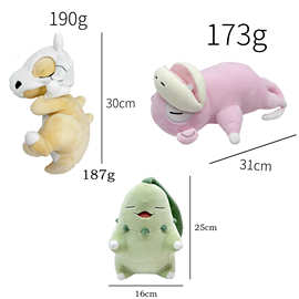 sleep plush 菊草叶呆呆兽可拉可拉睡姿系列毛绒玩偶公仔跨境新品