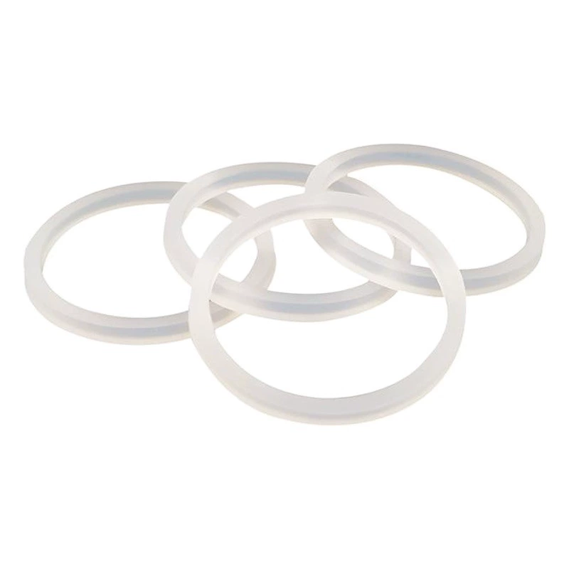 Заводская поставка белая круглая плоская шайба крышка чашки пищевого качества Силиконовое уплотнительное кольцо силиконовая прокладка