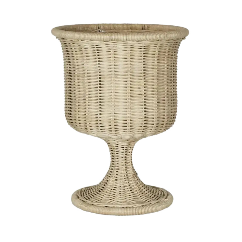 Fronteriza nórdica artesanal de caña vasos vasos en la sala de estar pabellón patio corredor patio decoración de viento silencioso