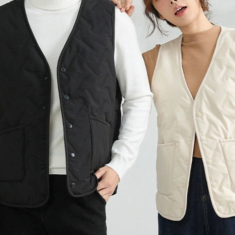 Моксовый шерстяной жилет 2024 новая пуговица осенняя и зимняя теплая куртка снаружи носить тонкую пару ультразвуковой