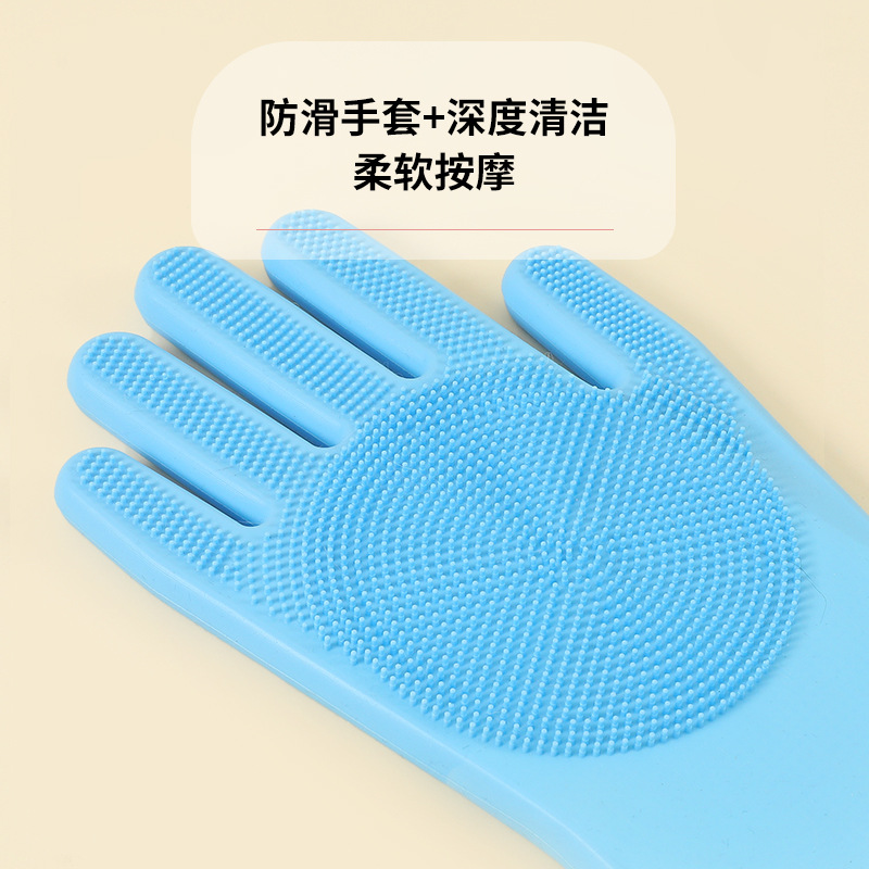 Guantes de baño para mascotas, perro, gato, artefacto de baño, peluche, golden retriever, cepillo de masaje, engrosamiento, anti-agarre y anti-mordedura