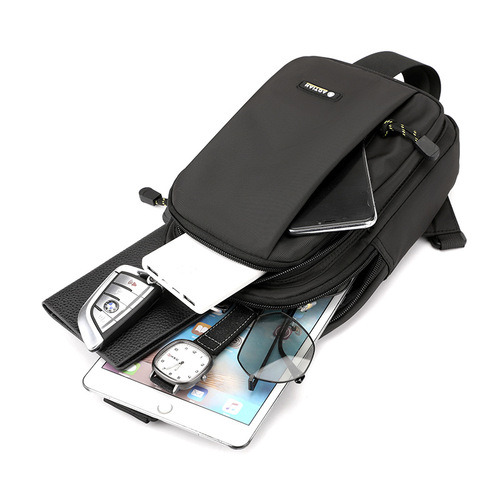 New Aotian Leisure Men's Chest Bag Multifunction Crossbody Bag Men's Bag Chest Bag Simple Fashion Bag 83017#
