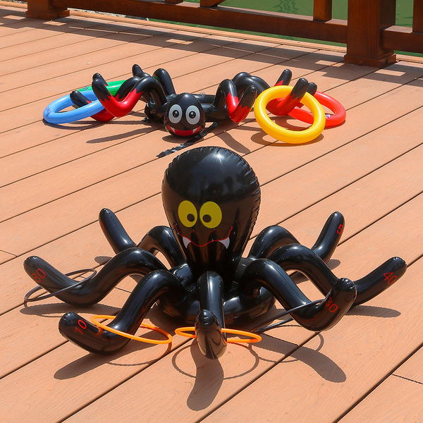 inflatable ghost roly-poly doll