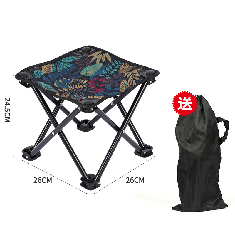 Portable Stool, Street Stall Leisure Chair, Folding Stool, Small Stool for Camping, Picnic, Painting, Car-Mounted Folding Stool
