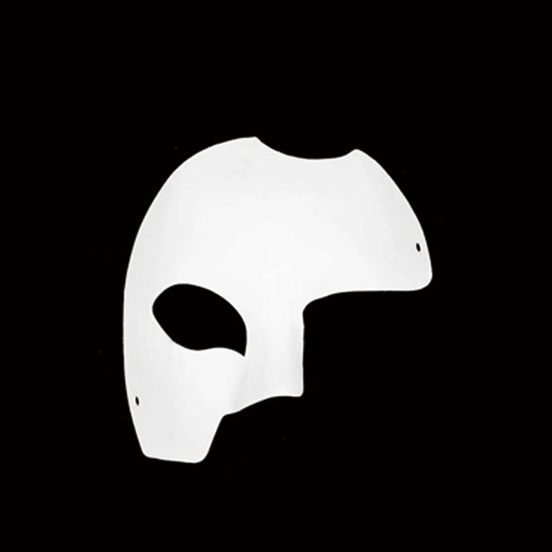 Máscara de zorro de papel maché – DIY, para pintura/teatro/Halloween