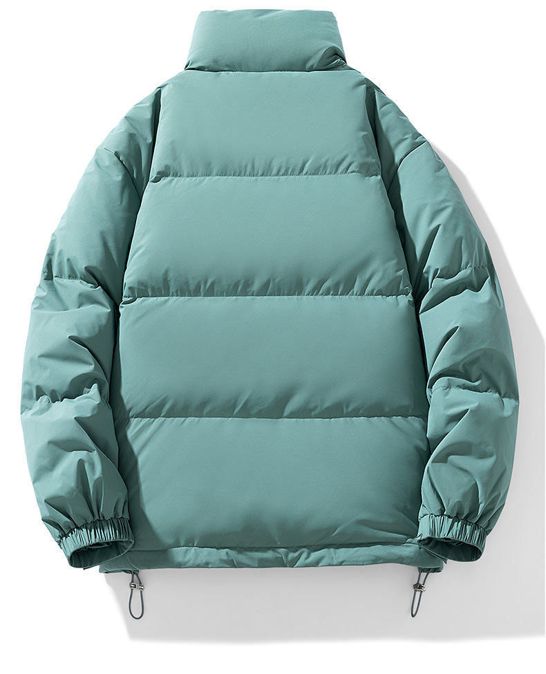 Men's Jacket Padded Winter Coat With Stand Collar For Outdoor Warmth_voghion.com