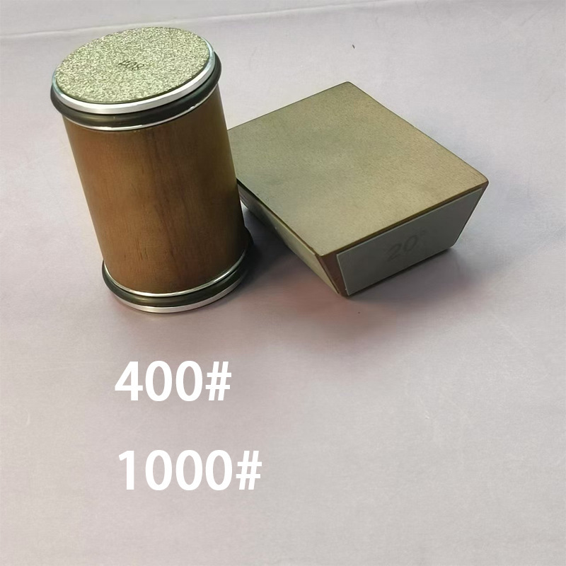 Adaptable a dos lados cuatro lados afilador de cuchillo de cilindro de piedra bituminosa ranura afilador de cuchillo de cilindro de piedra bituminosa accesorios accesorios transfronterizos