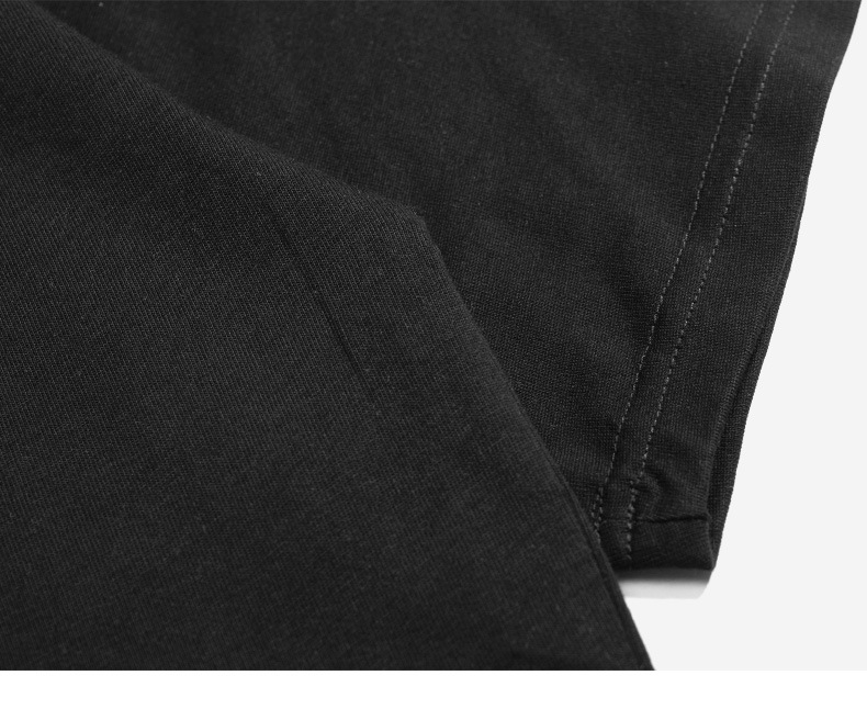 American High Street Fashion Brand T-shirt Men's Short Sleeve Star Print Loose Oversize Off Shoulder Cotton Round Neck_voghion.com