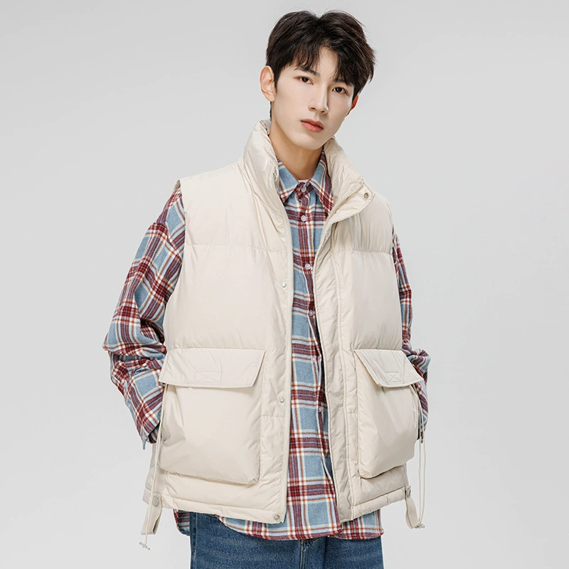 Новый пух жилет для мужчин и женщин