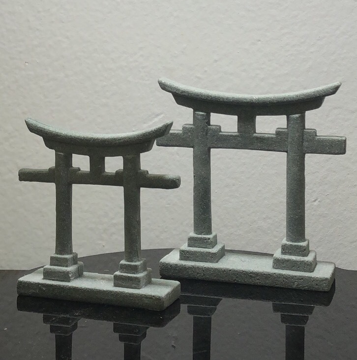 仿真和风鸟居摆件日式场景道具装饰盆景沙盘微景观鱼缸京都日本