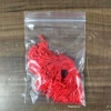 【Red】12cm medium-sized polyester wire 100