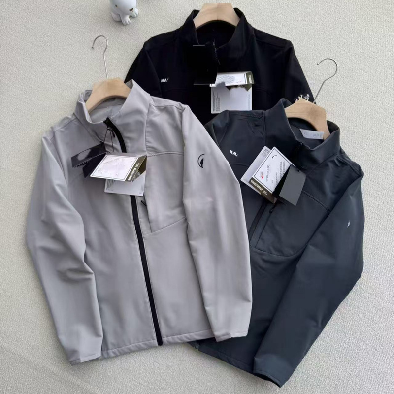 Men's jacket, outdoor casual sports fashion soft shell jacket, windproof and water-resistant, stand-up collar coat Men's jacket, outdoor casual sports fashion soft shell jacket, windproof and water-resistant, stand-up collar coat