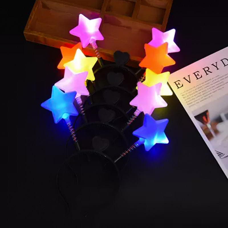 Amazon comercio exterior concierto brillo animador cabello tocado de cuerno de buey para niños corpos de cabello jardín de infantes