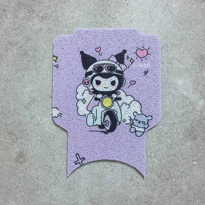 Electric vehicle foot mat – Suitable for Dongfeng Jihuo Mo1 Foot - kuromi-special-foot-pads-for-jihemo1-electric-motorcycle-version