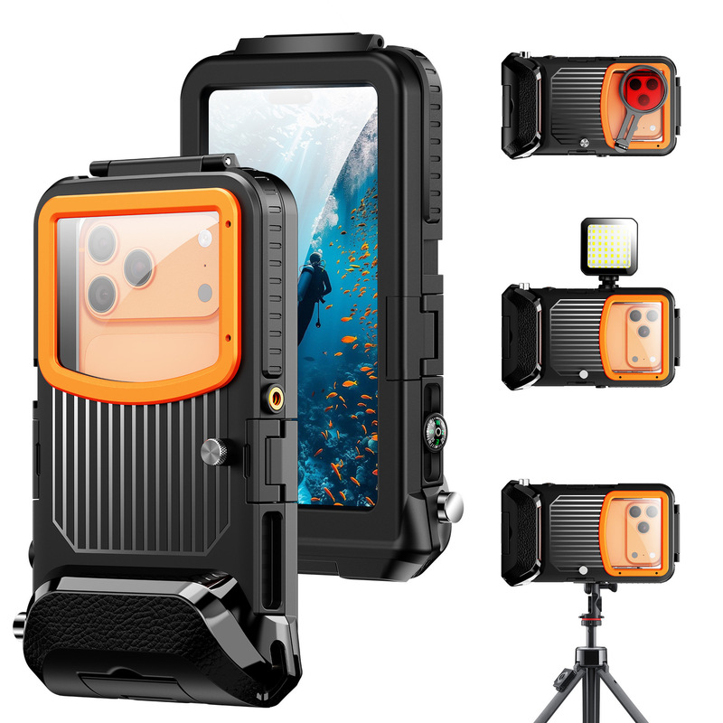 Red Pepper Fashion Model 15m Universal Apple Diving Case Full Coverage Waterproof Case Diving Photography Phone Protective Case Cover Red Pepper Fashion Model 15m Universal Apple Diving Case Full Coverage Waterproof Case Diving Photography Phone Protective Case Cover