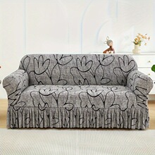 G 45327L Full Cover Skirt Style Sofa Cover ӡ��ȹ��ɳ����