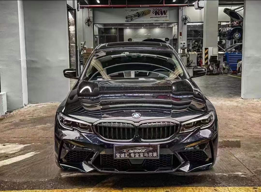 Suitable for Bmw 3 Series 20-22 Models M3C Front Bumper Assembly Modification Large Body Kit G20G28 Sports Front Lip Kit