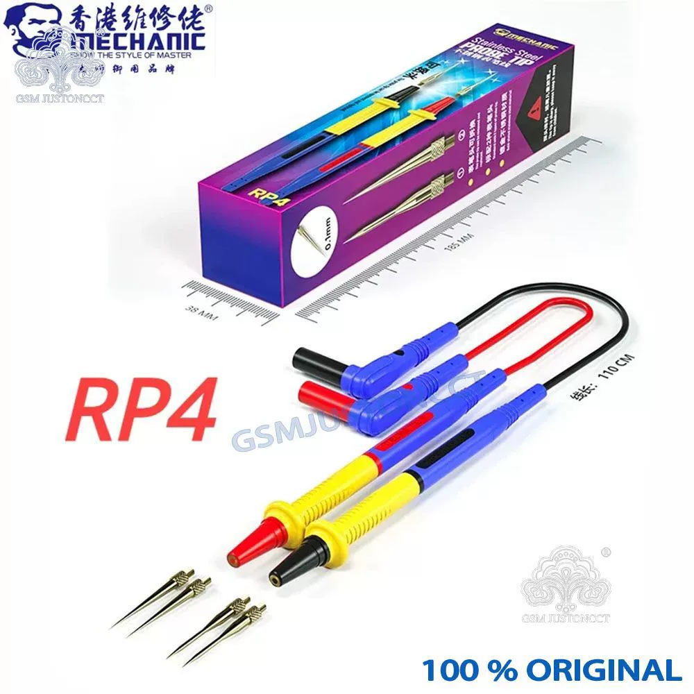 Парень по обслуживанию Универсальная линия ручки для часов Универсальная нержавеющая сталь Специальный наконечник стальная игла Высокоточный силиконовый тест Ручка Тестовая ручка RP4