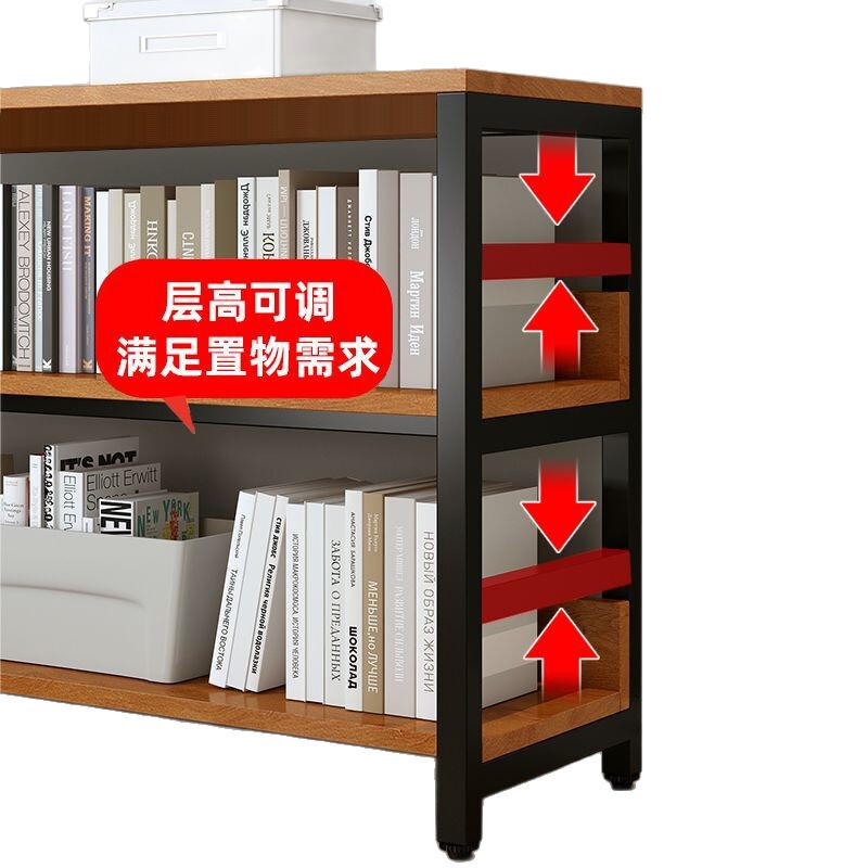 置物架落地多层收纳架钢木书架物品收纳架展示架货架加厚架子|undefined