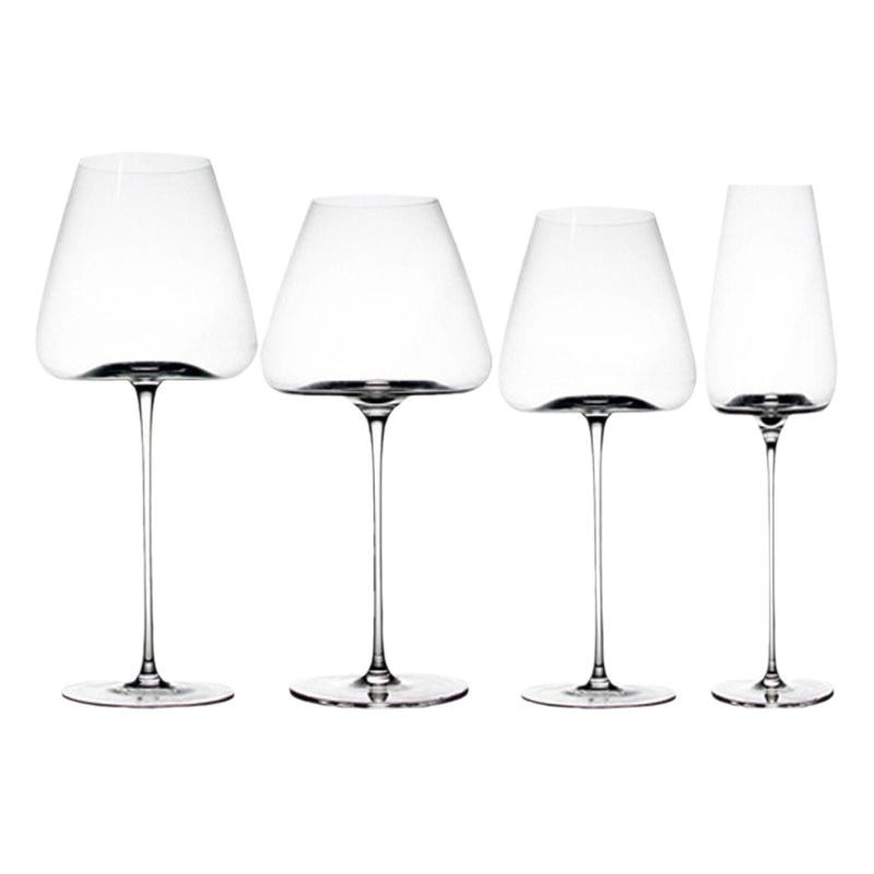 Copas de vino tinto de cristal, dos cajas de regalo, copas con fondo cóncavo de vientre grande, un par de copas de champán de regalo de hotel de comercio electrónico