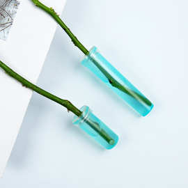 鲜花管洋兰管营养管培养透明养花管吸水管单支花塑料管储水管花卉