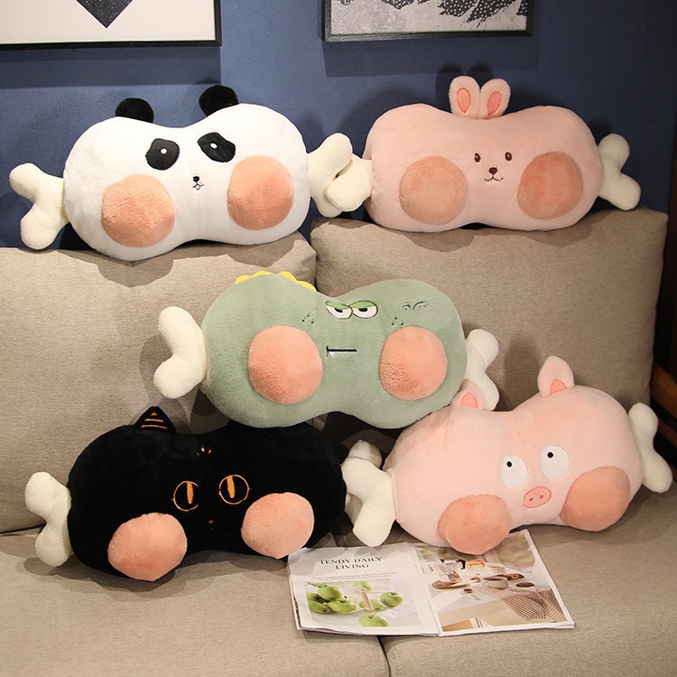 Cojín Oficina cintura almohada larga-Sentada cintura soporte hueso cintura almohada asiento cintura cojín silla cojín trasero asiento pequeño almohada