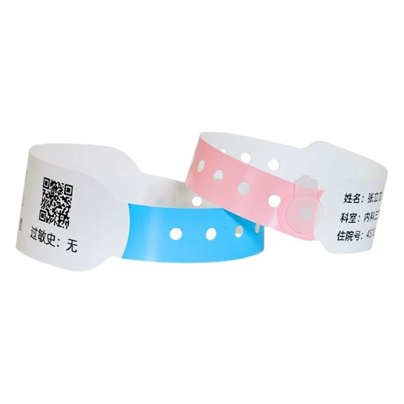 В наличии тепловой браслет госпиталь эскорт пациента одноразовый браслет взрослые дети госпитализация штрих-код идентификационный браслет