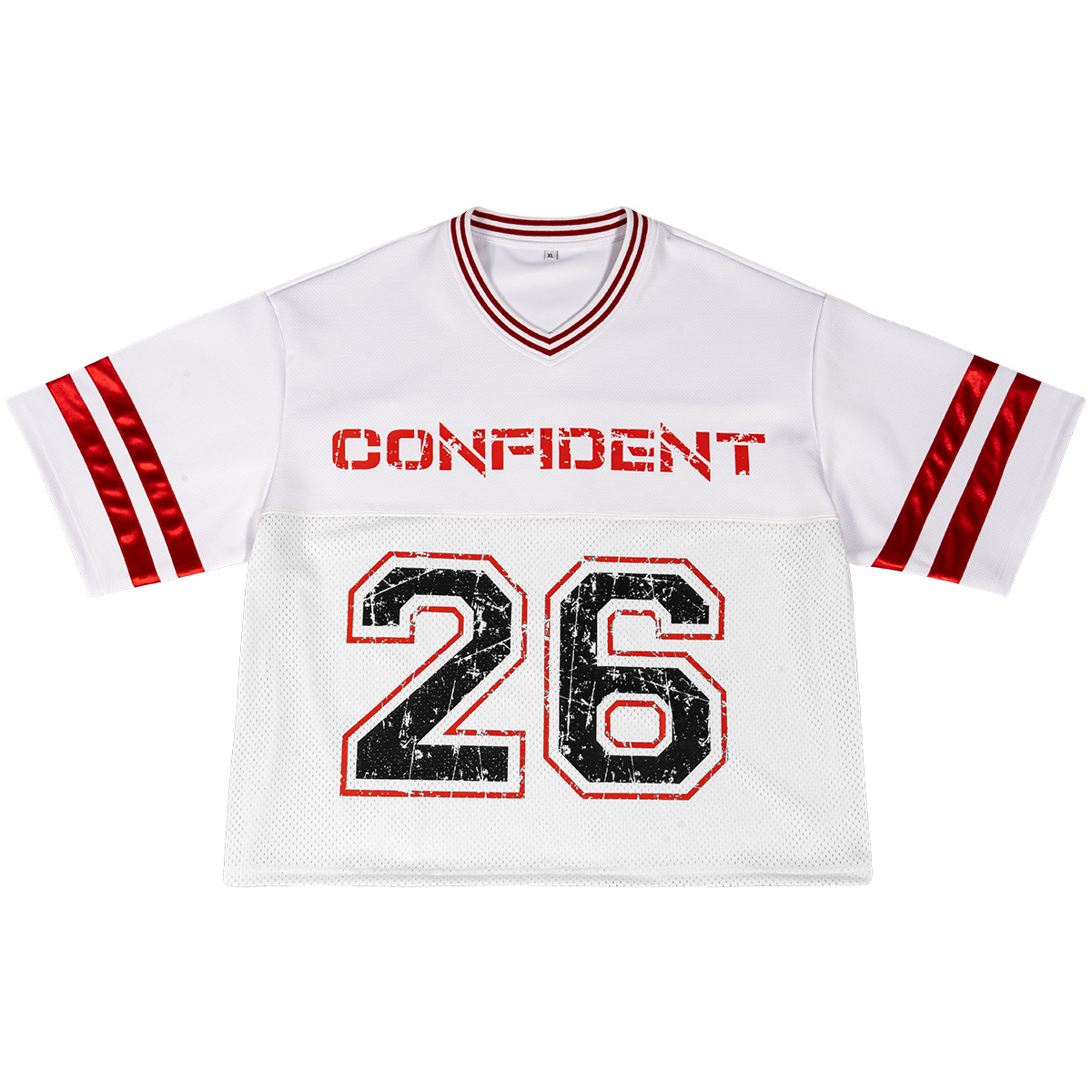 ETAI hombre corto ancho americano retro camiseta de malla camiseta de alta calidad patrón de moda personalizado hombre manga corta