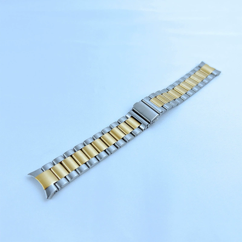 Для Samsung watch4 три бусины ремешок для часов 42/46 мм 40/44 мм из нержавеющей стали универсальный три бусины