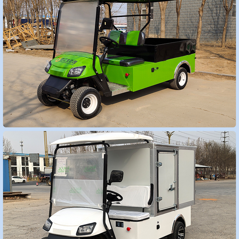 Electric Sightseeing Vehicle for Scenic Spots, Patrol and Reception Vehicle, Venue Property Patrol Shuttle Vehicle, 6-Seat Electric Golf Cart