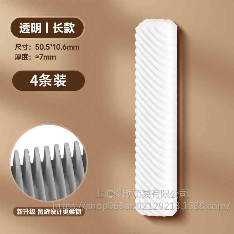 门把手防撞贴硅胶静音垫冰箱门贴门挡条防碰撞神器柜门后颗粒墙贴|undefined