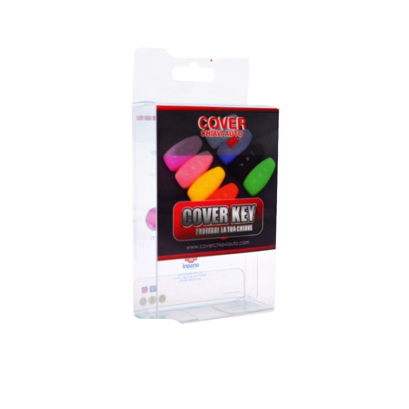 透明pvc美甲片塑料盒pet穿戴甲开窗包装盒指甲油化妆品外包装印刷