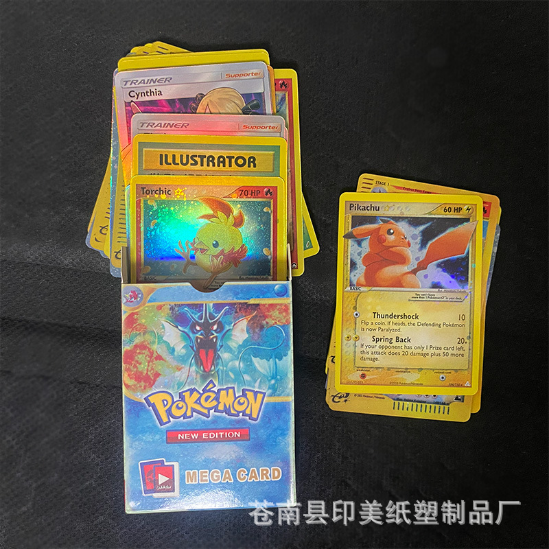 PTCG Charizard Black Spray Versión en inglés (EE. UU.) Colección 3 Guía Ilustrada Versión Japonesa Tarjeta Flash en inglés Tarjeta Láser