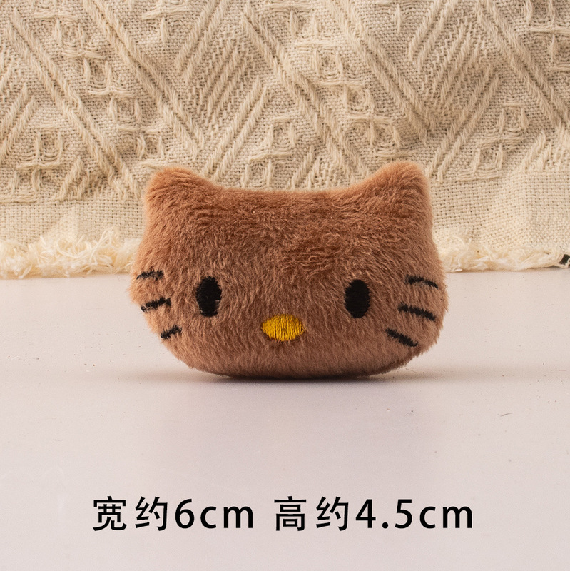 かわいいケイティぬいぐるみペンダント KT 猫ヘアアクセサリーゴムバンドヘアピン人形 DIY 服靴下帽子アクセサリー|undefined