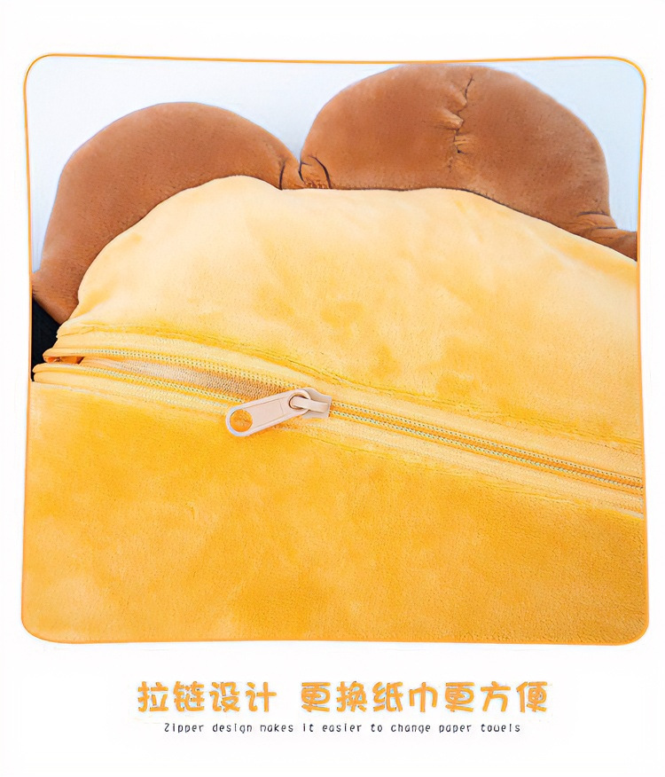 Creative Cartoon Hanging Car Tissue Box, Cute Internet-Famous Car Tissue Holder for Men and Women