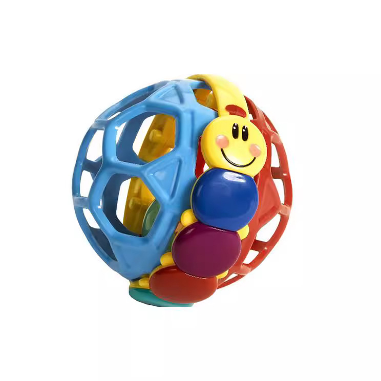 Pelota Bomb Ball para Educación Temprana, Juguete Infantil Einstein Ding Dong, Pelota de Agarre Manual, Pelota de Masaje, Pelota Sensorial Suave para Bebés