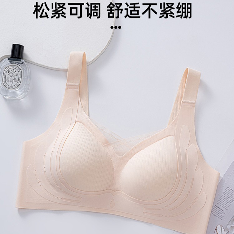 Venta directa de fábrica comercio electrónico transfronterizo Sudeste de Asia Vietnam Tailandia damas sin costuras sujetador de recogida lateral cómodo