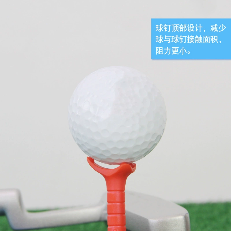Fuli Golf Guide Pin Golf Plastic Pin Elastic Ball Holder Can Reduce Resistance Two Colors Available